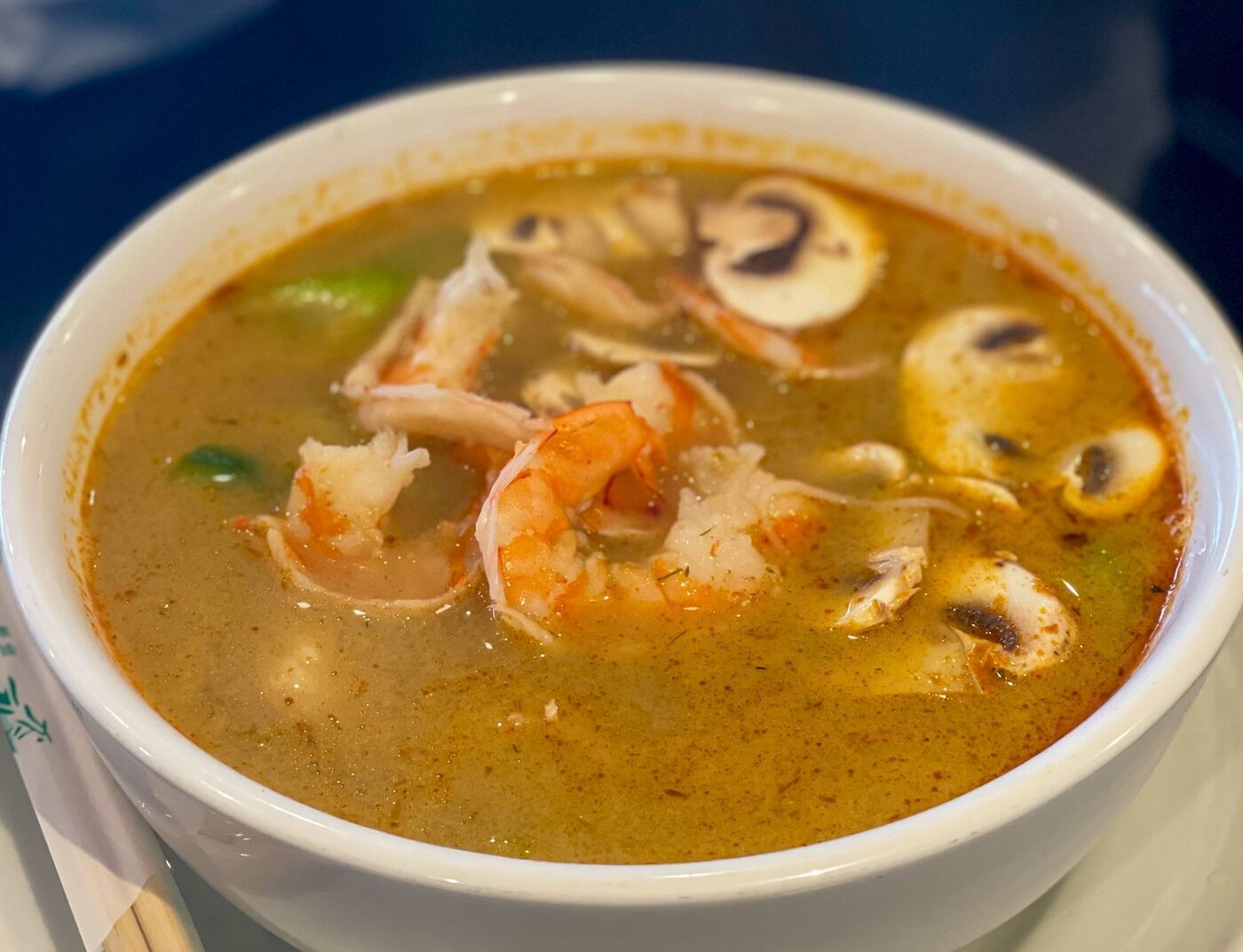 Soupe Tom Yum aux crevettes